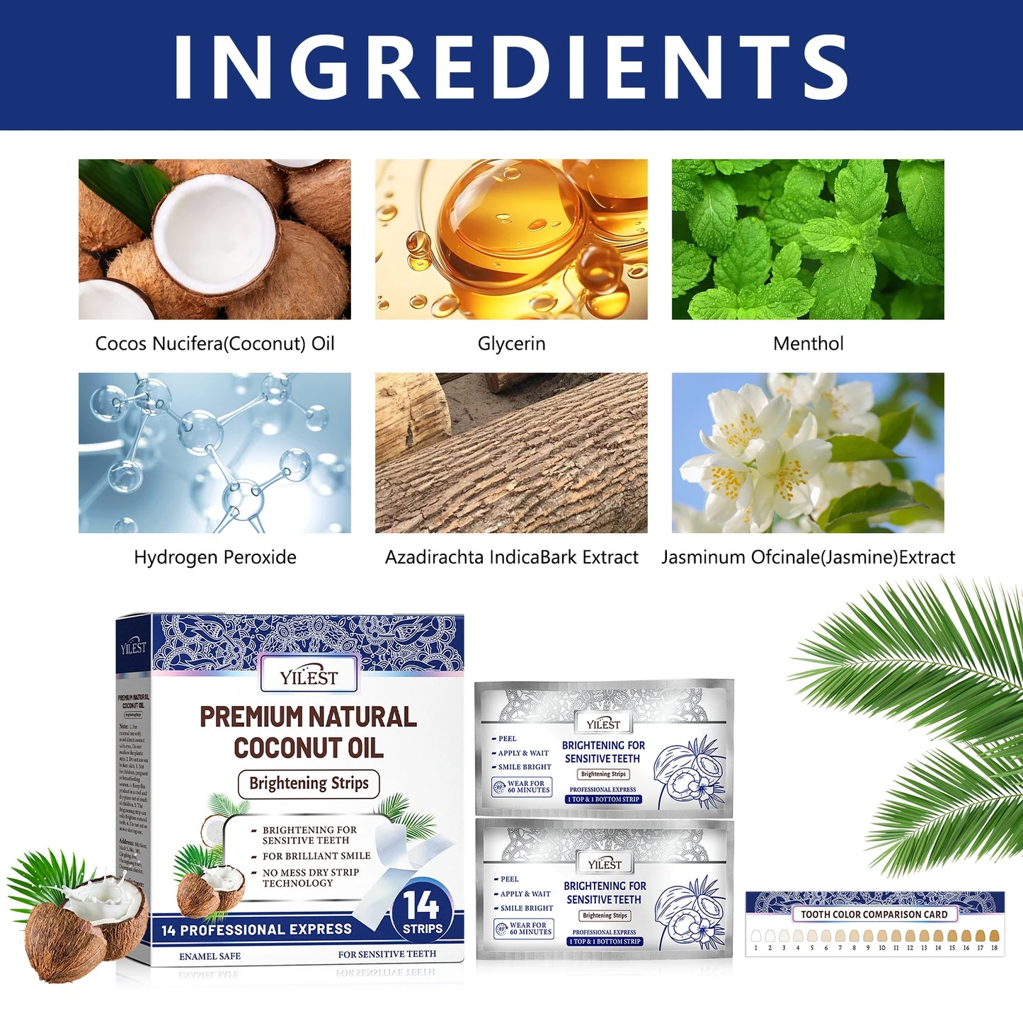 Teeth Whitening Strips (Buy 1 Free 1 Promo)